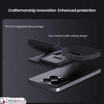 Nillkin Camshield dėklas su kameros apsauga - juodas (Xiaomi 14T Pro) Nillkin Camshield dėklas su kameros apsauga - juodas (Xiaomi 14T Pro)